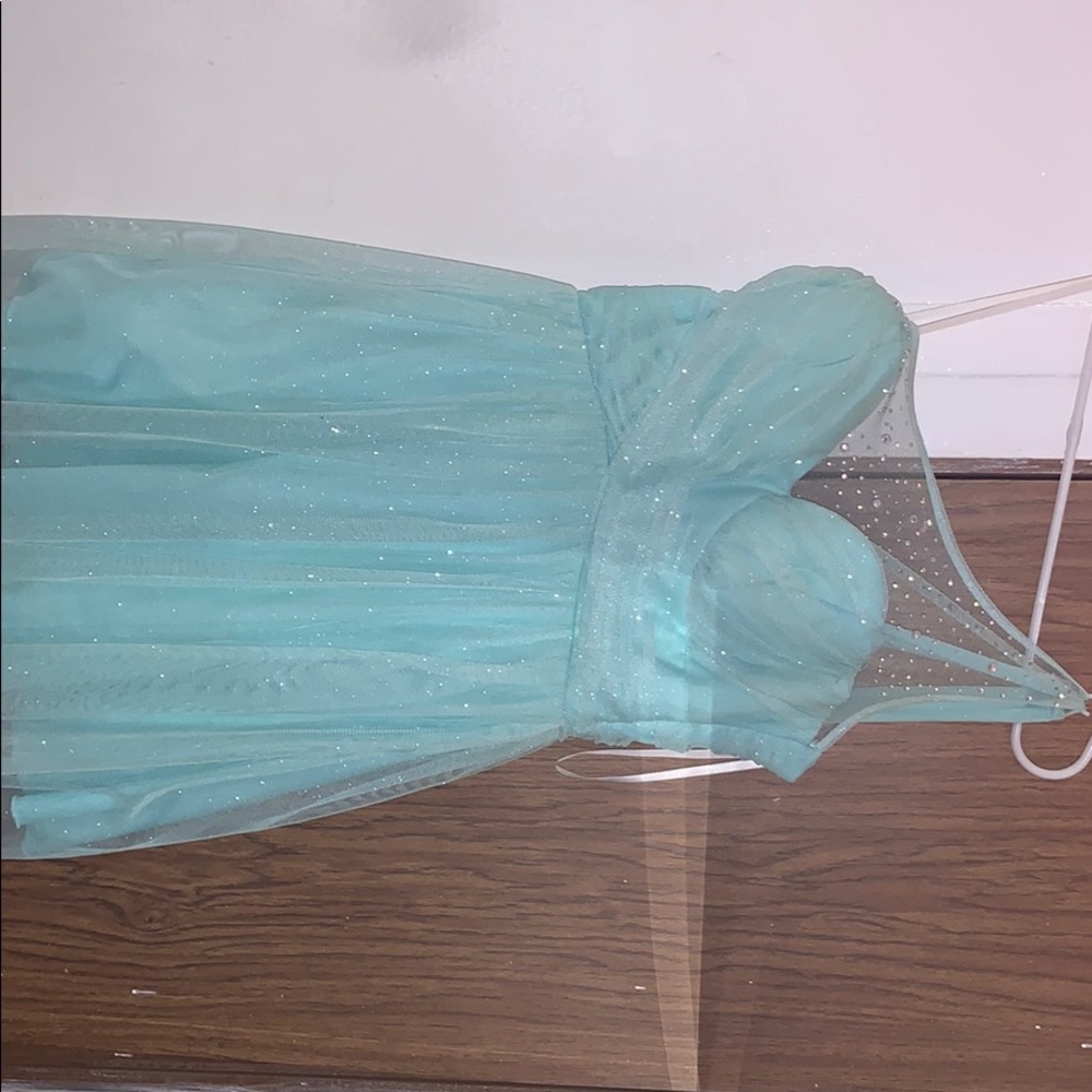 Blue sparkle dress